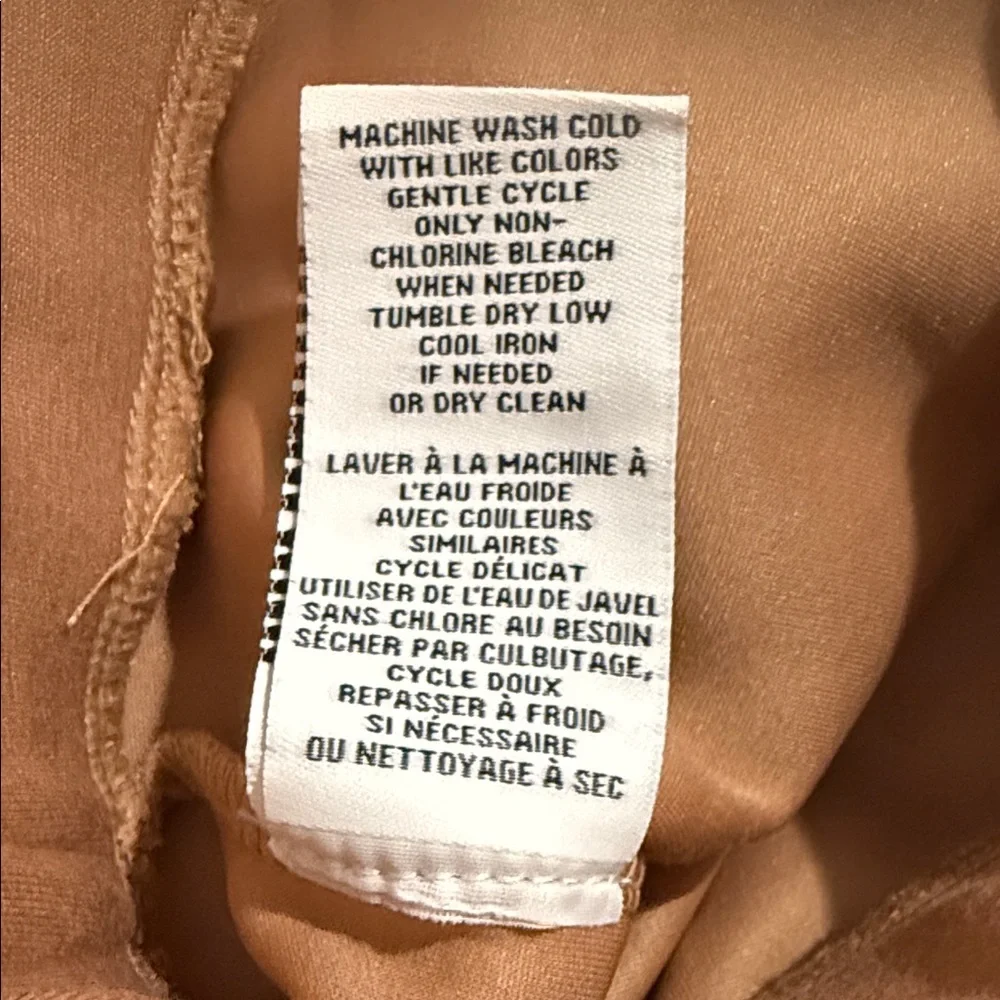 Magaschoni Tan Wide-Leg Pants - Picture 7 of 9